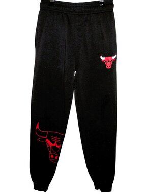 🏀 Preowned Chicago Bulls Junior Black Pants (Size 14–16)